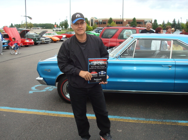 Best Mopar Cruiser is awarded to Ernie LaButte