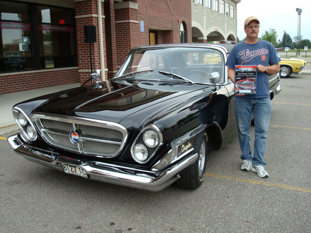 Bob Germain wins Best Mopar for his 62 Chrysler 300