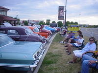 Our cloudy - hazzy July 16 cruise nite was very pleasent & rain free.