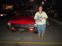 The Willingers win the Rick Murray State Farm Outstanding Crui.ser prize for his 67 Chevy nova