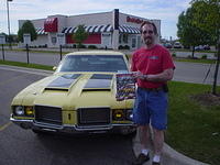 Check out Chuck's perfect 1972 Olds 442.