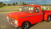 The Steak n' Shake Cruzers's Choice award goes to Jerry Stover & his slick 1964 Ford pickup.