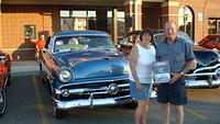 The Cruzers's Choie award goes to Bob Gamble & his perfect 1954 Ford Victoria.