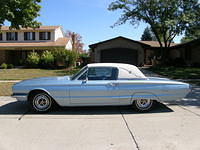 66' Thunderbird drivers' side view