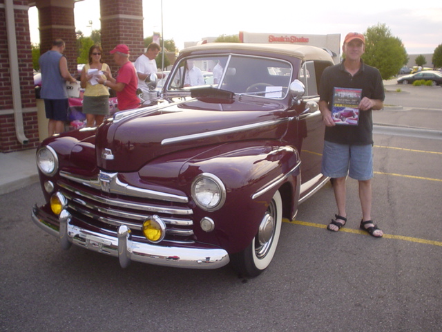 This beautiful 47 Ford DeLux owed by James Rubasinski easily earns the YKM BoS.