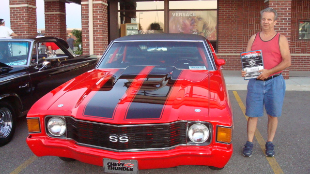 The Cruzers's Choice award goes to Dave Kauffman's slick 1972 Chevelle SS.