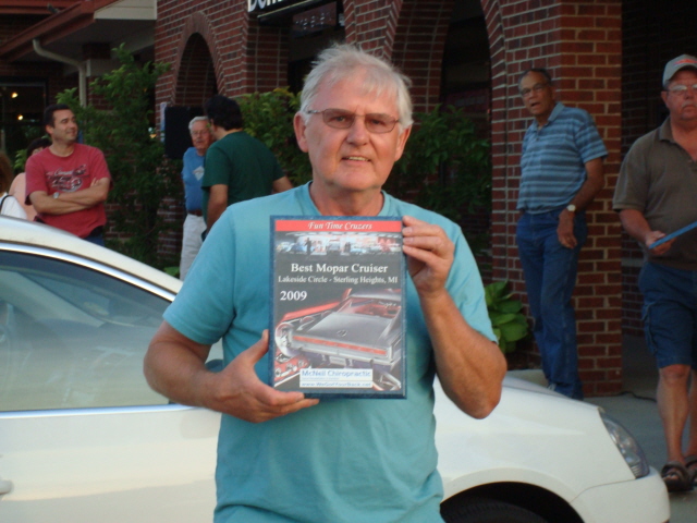 Jim McGinty wins Best Mopar award