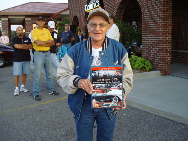 David Clark beams over his Best of Show award