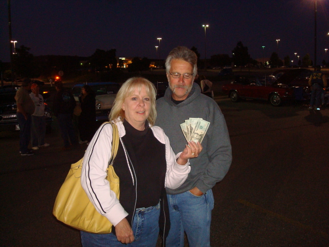 Look who won $80 in our 50/50 raffle!