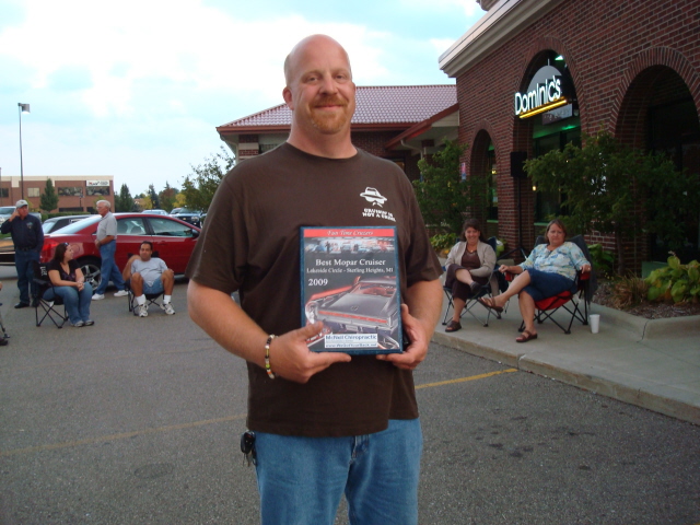 McNeil Chiro Best Mopar Cruiser goes to Terry Lang